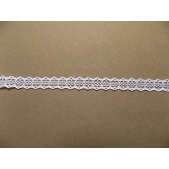 Pamut szélcsipke, fehér 1 cm sz.