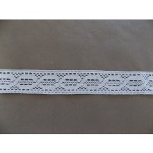 Pamut köztescsipke csipke, ekrü 3,5cm