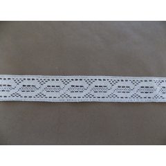 Pamut köztescsipke csipke, ekrü 3,5cm