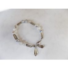 Füstkvarc karkötő, ásványékszer