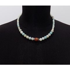 Ásványgöngy nayklánc  42-47 cm