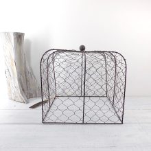 Fémdekor dróthálós búra 29x29x25 *