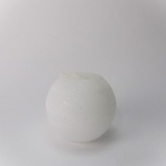 Gyertya golyó , fehér ∅:8cm  ( 2 )