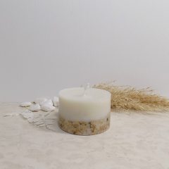 Köves gyertya ∅:8x5 cm