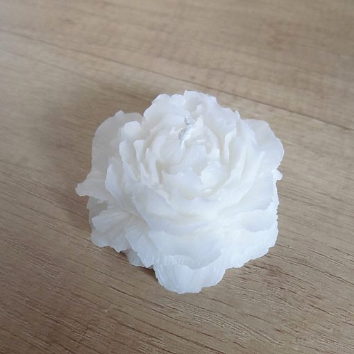 Paeonia gyertya fehér színű  ∅:8x3,5cm