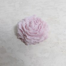 Rózsaszín paeonia gyertya, anyáknapi csomagolásban ∅:8x3,5cm 