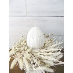 Húsvéti shabby chic asztaldísz, természetes 