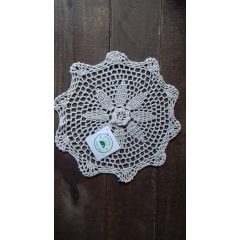 Horgolt pamut csipketerítő. Ø:30 /1/+