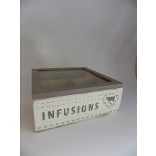 Teásdoboz fa 18x18x7  /k1/+