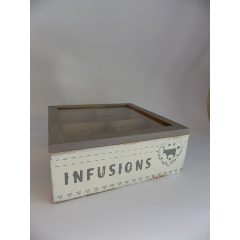 Teásdoboz fa 18x18x7  /k1/+