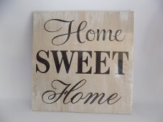 Sweet Home falitábla 30x30  (k1)*