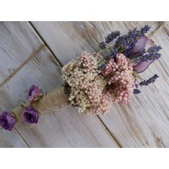 Nyári virágcsokor ajtó/falidísz 10x30cm