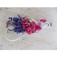 Nyári virágcsokor ajtó/falidísz 8x24cm 