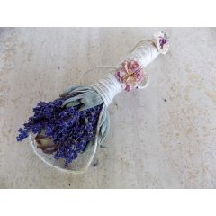 Nyári virágcsokor ajtó/falidísz 9x25cm 