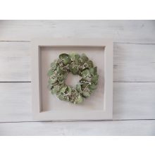 Képkeret eukaliptusz koszorúval 32x32