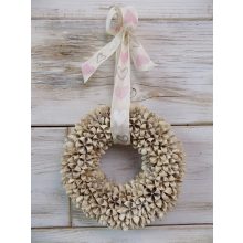 Kopogtató, ajtó/falidísz (természetes) ∅:18