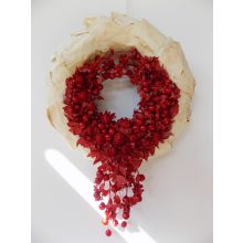 Koszorú, falidísz természetes ∅:33cm