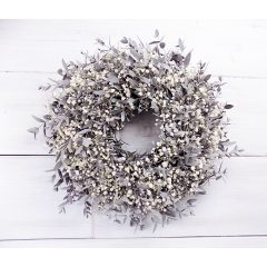   "Shabby chic" ajtódísz/falidísz természetes ∅:35-40cm