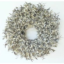 "Shabby chic" ajtódísz/falidísz természetes ∅:45cm 