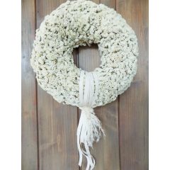 Sóvirág koszorú, természetes. ∅:33cm