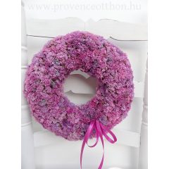Sóvirág koszorú, természetes. ∅:27cm 
