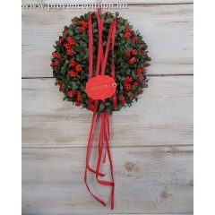 Karácsonyi ajtódísz   Ø:22  /k1/