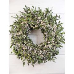 Koszorú, ajtódísz természetes  ∅:43cm
