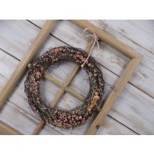 Fa ablakkeret koszorrúval 41x57 Ø:32