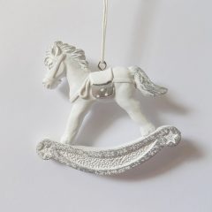 Akasztós kerámia hintaló nyereggel /k6/