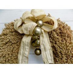 Ajtódísz/falidísz természetes ∅:38cm  /k1/