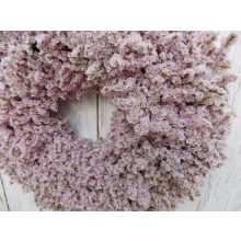 Sóvirág (limónium)  koszorú, természetes  ∅:38-40cm