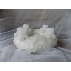 "Jégvarázs" adveni koszorú Ø:29cm