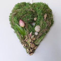 Tavaszi,  ajtódísz, kopogtató ∅:32x73cm