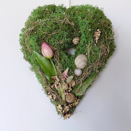 Tavaszi,  ajtódísz, kopogtató ∅:32x73cm