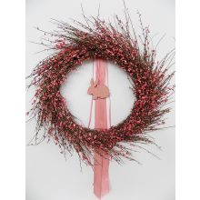 Tavaszi koszorú, ajtódísz, természetes ∅:35-43cm