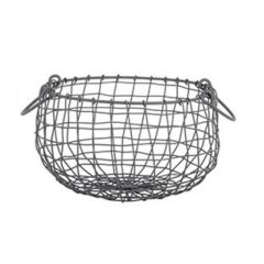 Fém kosár közepes ∅:27x17cm (k1) +