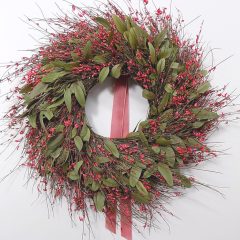 Ginestra/eukaliptusz koszorú ∅:50cm