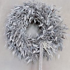   "Shabby chic" ajtódísz/falidísz eukaliptusz ∅:45cm