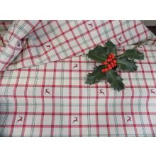 Karácsonyi asztalterítő anyag 140 cm sz.  +