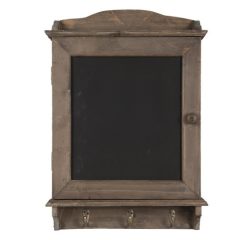   Fa kulcsoszekrény felírótáblával, fogassal.34x47x8   /k2/+