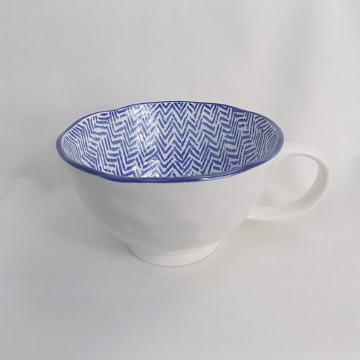 Óriás porceláncsésze/műzlistál 13x8   /k2/