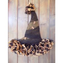 Halloween kalap ajtó,- /falidísz 62x53