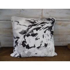 Díszpárna fehér/fekete/szürke 50x50