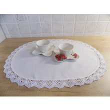 Ovális csipkés terítő 60x47cm