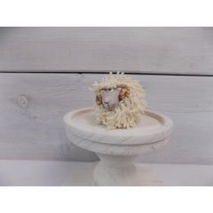 Kerámia bárány fonalbundás6x5x5    /k1/