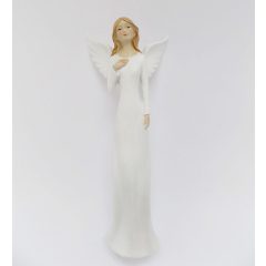 Fehér angyal álló,   23x5x9  (k1)