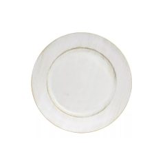 Adventi koszorú tálca, fehér kopott hatású ∅:33cm