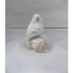 Kerámia madár, makkon ülő 11x8   /k3/+