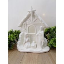 Porcelán Betlehem  Clayre & Eef 15x7x18cm   /k3/+