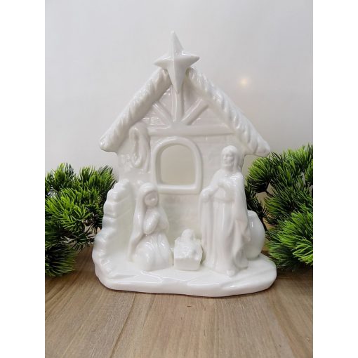 Porcelán Betlehem  Clayre & Eef 15x7x18cm   /k3/+